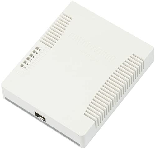 Mikrotik RB260GS CSS106-5G-1S Small SOHO Switch 5x Gigabit Ethernet Plastic Case (Used)