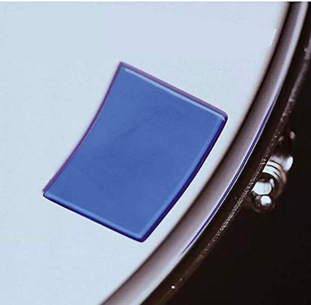 Moongel Drum Resonance Pads, Self-Adhesive Gel for Percussion - Blue, (1-Pack) (New, Damaged Retail Box)