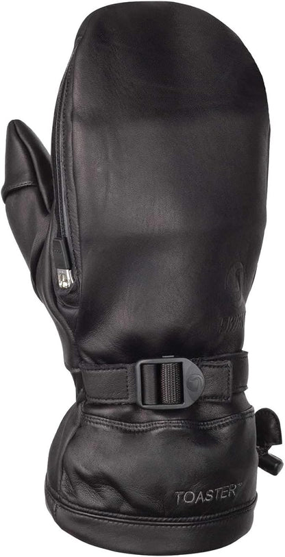 Swany TS-20IM Men's Legend II Toaster Mittens, AquaGuard Lock-Down Zipper, Black (Used)
