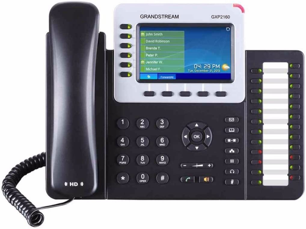Grandstream GS-GXP2160 Dual Switched Enterprise IP Telephone VoIP Phone Device (Like New)