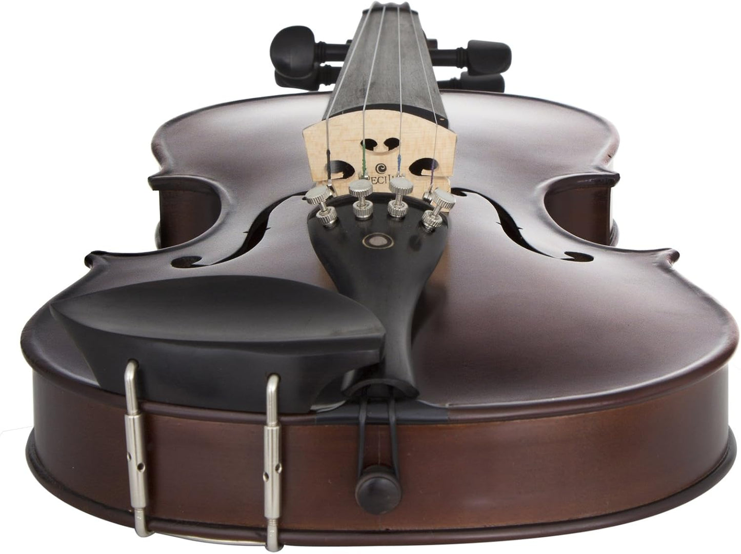 Cecilio 4/4CVN-EAS Ebony Fitted Violin w/ Deluxe Oblong Hard Case, Satin Antique (Used)