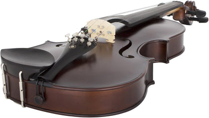 Cecilio 4/4CVN-EAS Ebony Fitted Violin w/ Deluxe Oblong Hard Case, Satin Antique (Used)