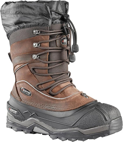 Baffin Men's Snow Monster Insulated All-Weather Boot, Worn Brown, Size 9 (Like New)