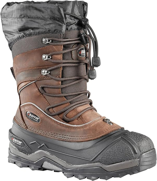 Baffin Men's Snow Monster Insulated All-Weather Boot, Worn Brown, Size 9 (Like New)
