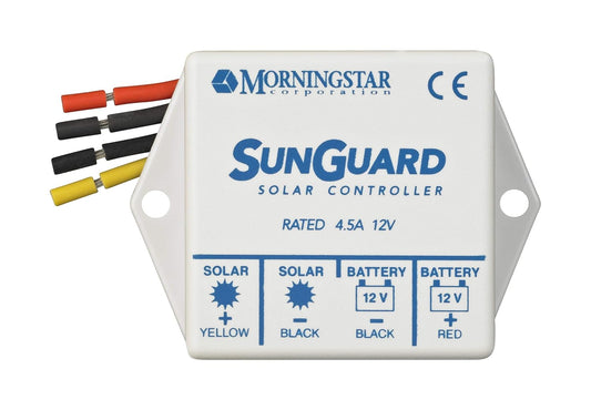 Morningstar Corporation SG-4 Sunguard 4.5A Solar Charge Controller - White/Blue (Used)