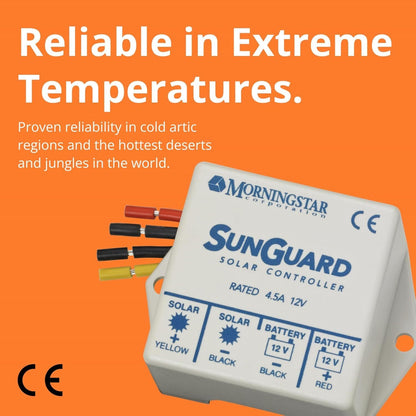 Morningstar Corporation 4.5A PWM Solar Charge Controller, 12 Volts, White/Blue (Like New)