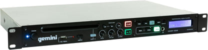 Gemini Sound XLR/RCA DJ CD Player with Pitch Control for Studio and Events (Used)