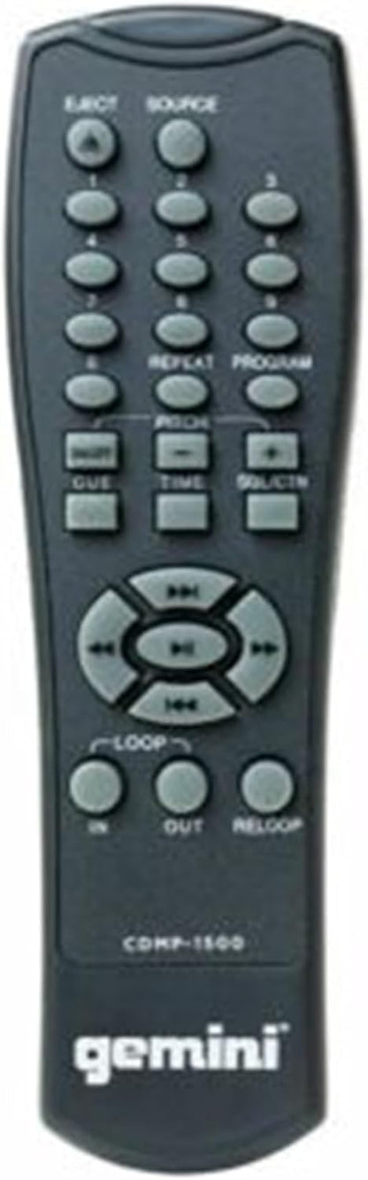 Gemini Professional Sound XLR/RCA DJ CD Player w/ Pitch Control for Studio/Event (Like New)