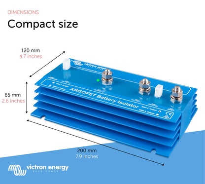 Victron Energy ARG200201020 12/24V Dual Battery Isolator Argofet System - Blue (Used, Damaged Retail Box)