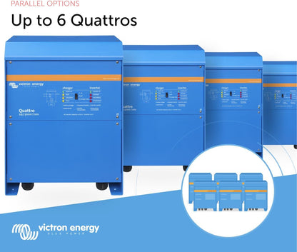 Victron Energy Quattro 5000VA 24-Volt High Pure Sine Wave Inverter, 120 Volts (Like New, No Retail Box)