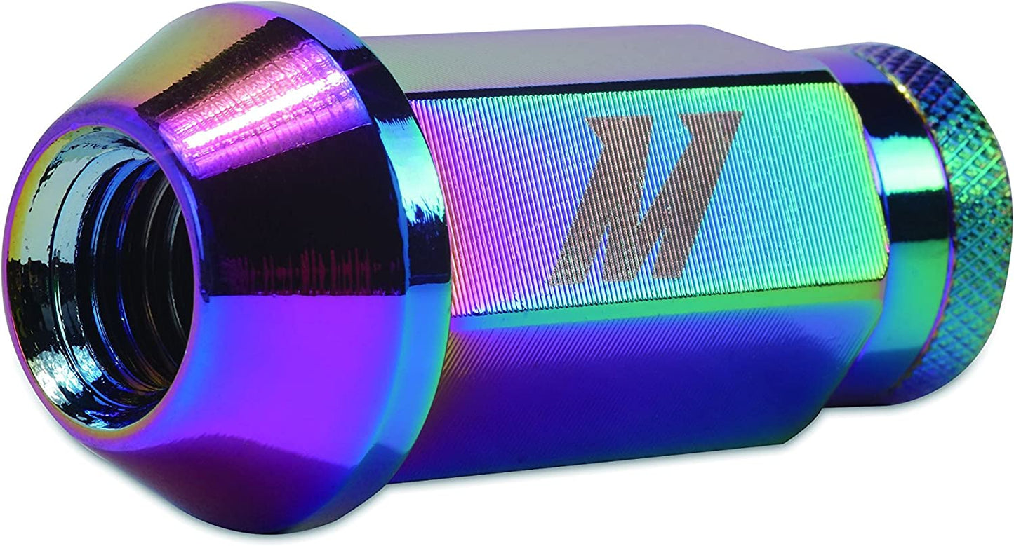 Mishimoto MMLG-125-LOCKNC Aluminum Locking Lug Nuts, M12 x 1.25 - Neo Chrome (Like New)