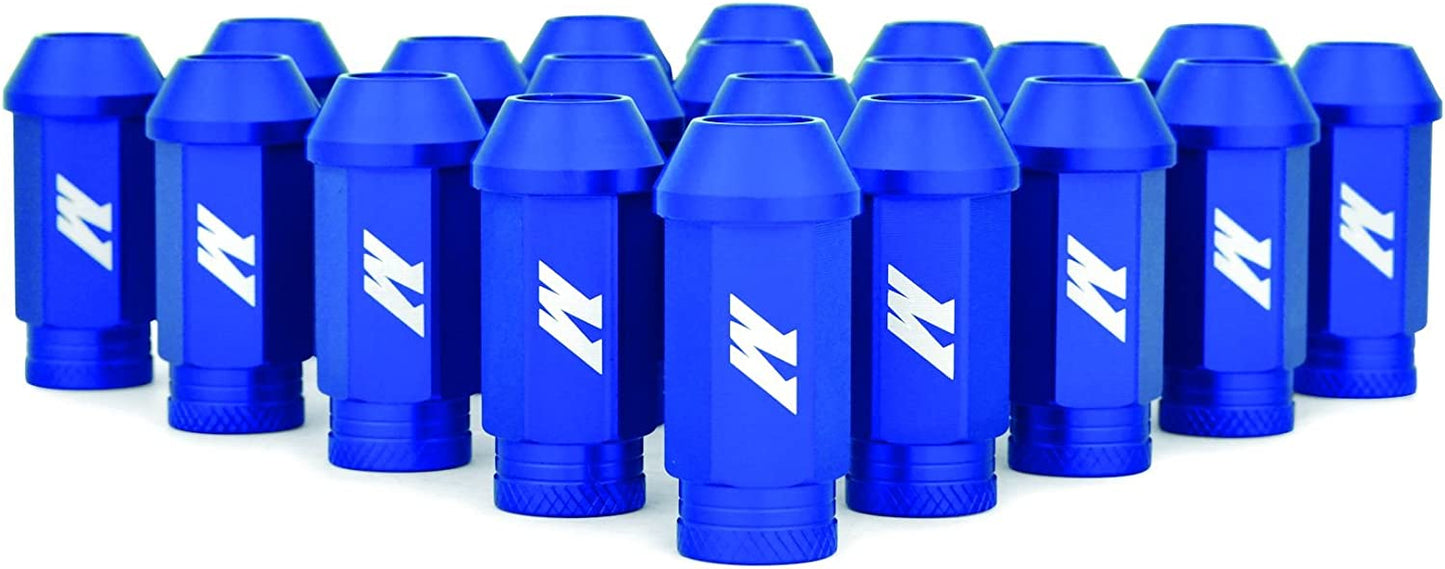 Mishimoto MMLG-15-LOCKBL Aluminum Locking Lug Nuts, M12 x 1.5, Right Hand - Blue (Like New)