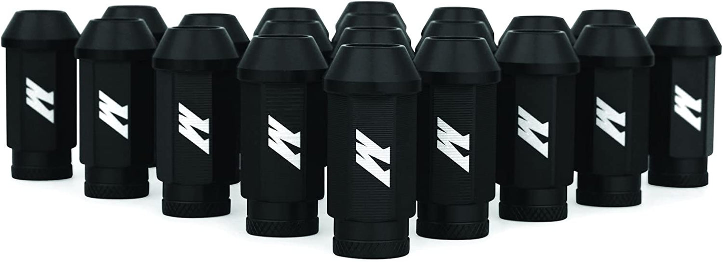 Mishimoto 20 Pack Aluminum Locking Lug Nuts, M12 x 1.25, Black, MMLG-125-LOCKBK (New)