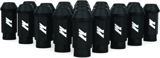 Mishimoto 20 Pack Aluminum Locking Lug Nuts, M12 x 1.25, Black, MMLG-125-LOCKBK (New)