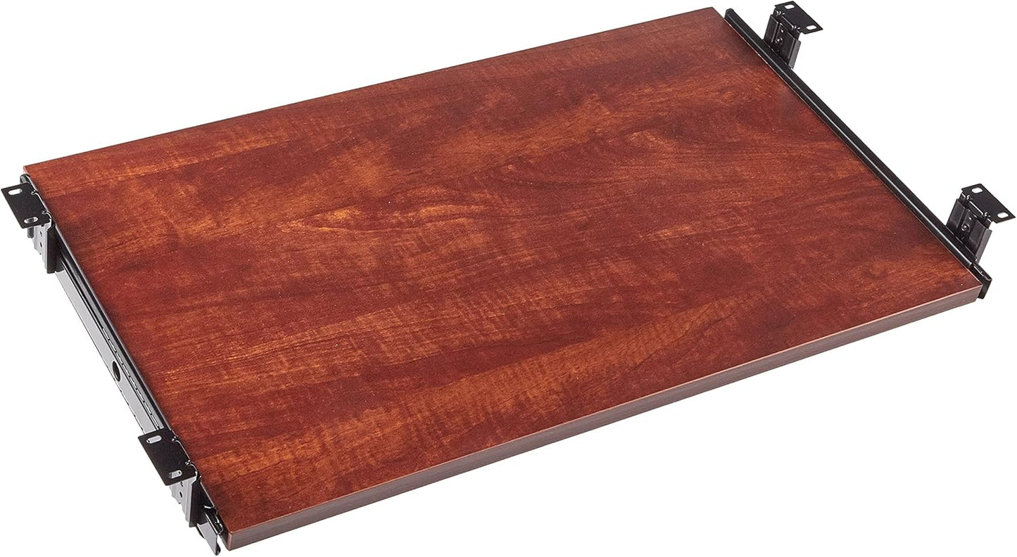 Lorell LLR87526 Under Desk Melamine Laminate Keyboard Tray for Easy Storage (Like New)