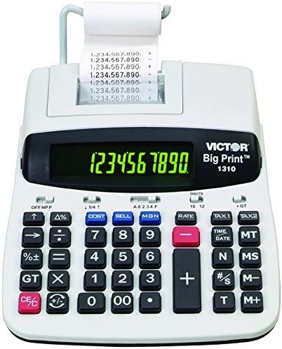 Victor 1310 Thermal Printing Calculator for Office, Accounting and Bookkeeping (New)