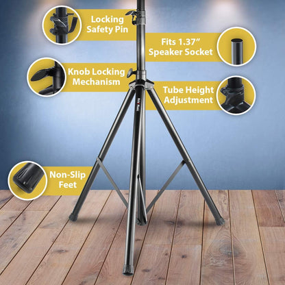 Hola! Music Professional PA Tripod Stand 4-6ft Adjustable (HPS-200S) (Like New)