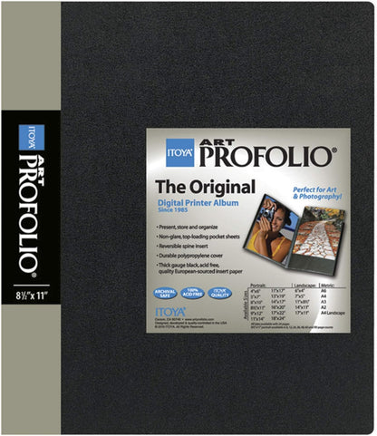 Itoya 8.5"x11" ProFolio Classic Art Portfolio Binder, 48 Pages Presentation Book (Like New)
