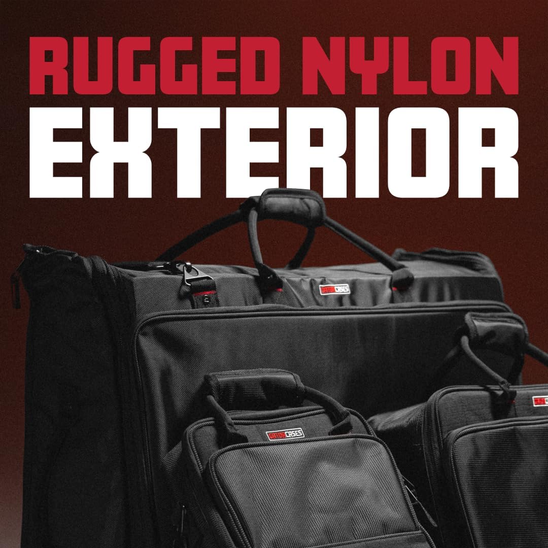 Gator Cases Padded Nylon Zipper Solid Mixer/Gear Carry Bag with Removable Strap (Like New, No Retail Box)