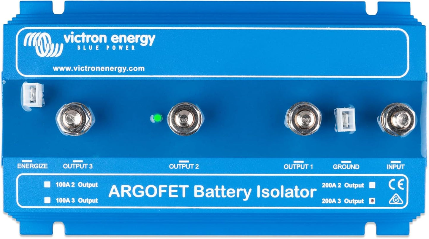 Victron Energy ARG200301020 Argofet Ip54 Battery Isolators, 200 Amps, 12/24 Volt (Used)