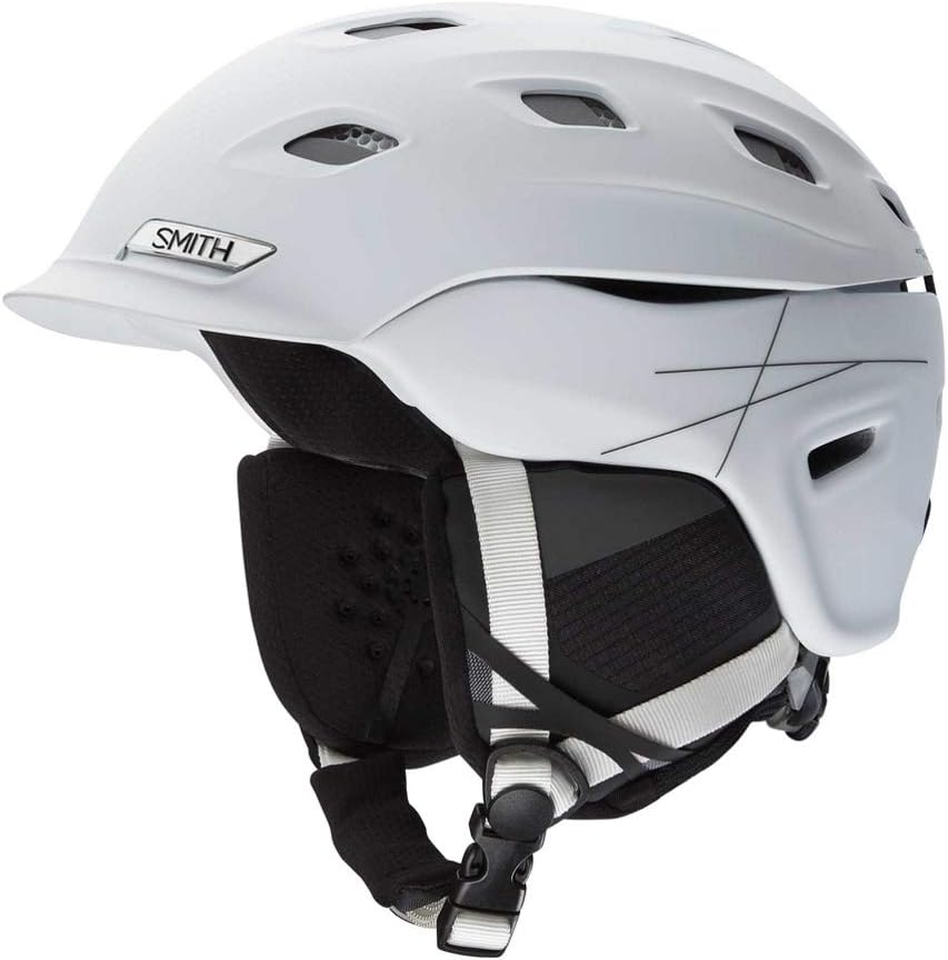 SMITH Optics Vantage Snow Sports Skiing Helmet for Adult, Matte White - Medium (Like New)