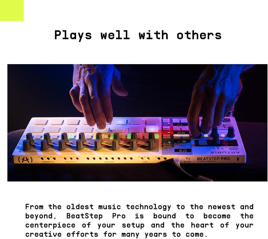 Arturia BeatStep Pro Controller and Sequencer - White (Used)