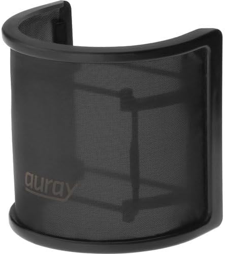 Auray OMPF-33 On-Microphone Pop Filter Screen for Large Diaphragm Condenser Mics (Like New)