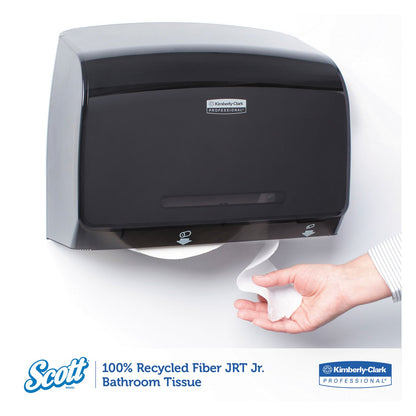 Kimberly-Clark Recycled Fiber JRT Jr Roll Bathroom Paper Tissue, All Skin, White (Like New)