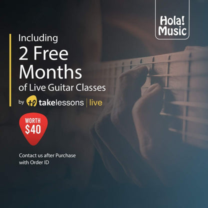 Hola! Music Acoustic Guitar Bundle for Beginners and Kids, 3/4, Right - Purple (Like New)