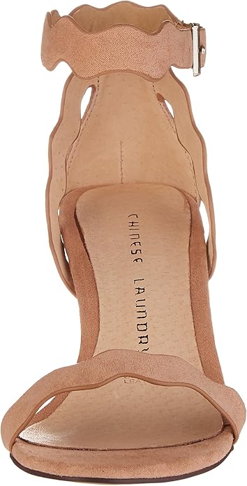 Chinese Laundry Rubie Dress Sandal for Women's - Dark Nude Suede, Size 8 (Like New, No Retail Box)
