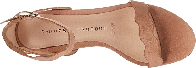 Chinese Laundry Rubie Dress Sandal for Women's - Dark Nude Suede, Size 8 (Like New, No Retail Box)