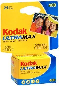 Kodak 400 Speed 24 Exposures UltraMax Film Compatible with Camera - Pack of 2 (Like New)