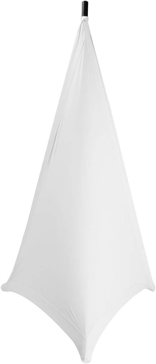 On-Stage SSA100W Speaker/Lighting Translucent Fabric Stand Skirt - White (Like New)