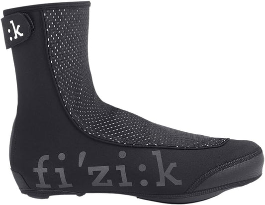 Fizik Unisex Adult Waterproof Overshoe Cycling Shoe Covers, M (40-43) - Black (Like New)