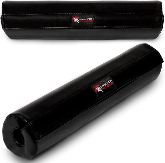 Dark Iron Fitness Iron Barbell Pad, 15-inch, Up to 400 Pounds - Black (New)