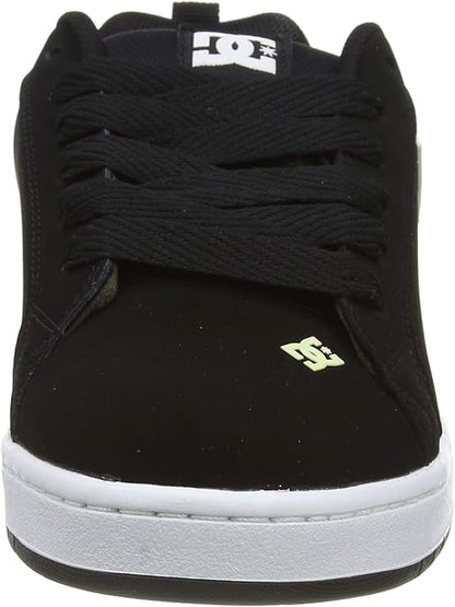 DC Men's Court Graffik Lightweight Skateboarding Shoes, Comfortable Street Style (Like New, Damaged Retail Box)