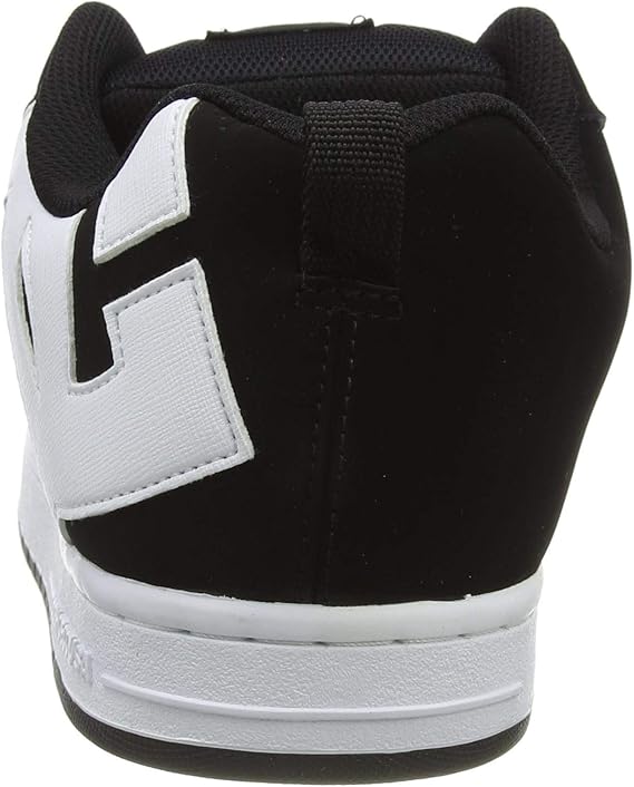 DC Men's Court Graffik Lightweight Skateboarding Shoes, Comfortable Street Style (Like New, Damaged Retail Box)