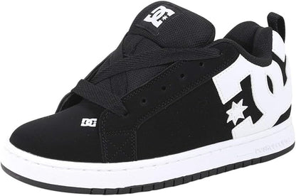DC Men's Court Graffik Lightweight Skateboarding Shoes, Comfortable Street Style (Like New, Damaged Retail Box)