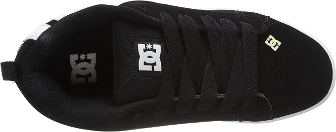 DC Men's Court Graffik Lightweight Skateboarding Shoes, Comfortable Street Style (Like New, Damaged Retail Box)