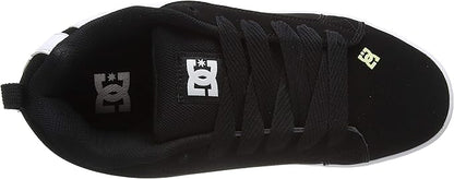 DC Men's Court Graffik Lightweight Skateboarding Shoes, Comfortable Street Style (Like New, Damaged Retail Box)