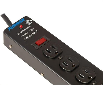 Furman SS-6 AC 6 Outlet Surge Strip Power Block with EMI/RFI Attenuation (Like New)
