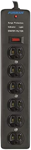 Furman SS-6 AC 6 Outlet Surge Strip Power Block with EMI/RFI Attenuation (Like New)