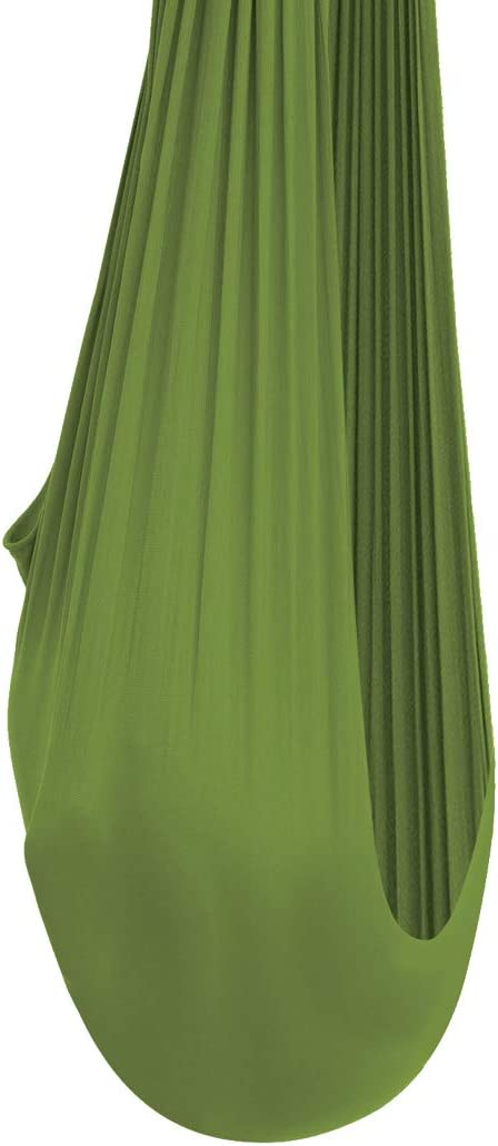 Quility Indoor Therapy Swing for Kids with Special Needs, Up to 77lbs - Green. (Used, No Retail Box)