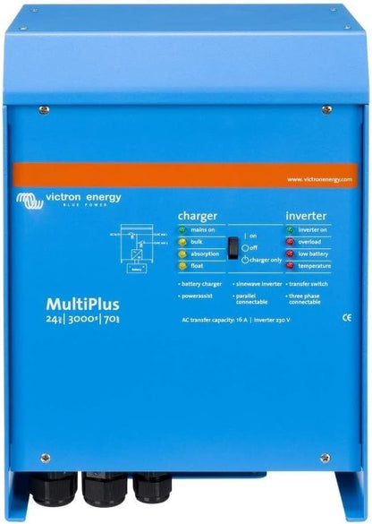 Victron Energy 24/3000/70-16 AC Pure Sine Wave Inverter, 2400 Watts, 230 Volts (Used)