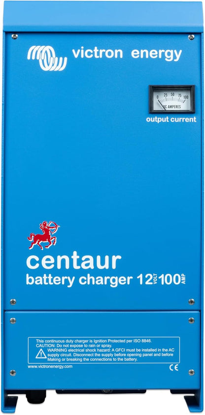 Victron Energy CCH012100000 Centaur 100 Amps 3-Bank Battery Charger, 12 Volts (Like New)