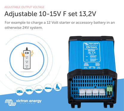 Victron Energy Orion DC-DC Converter Non-Isolated, 24/12-Volt, 25 Amp - Blue (Like New)