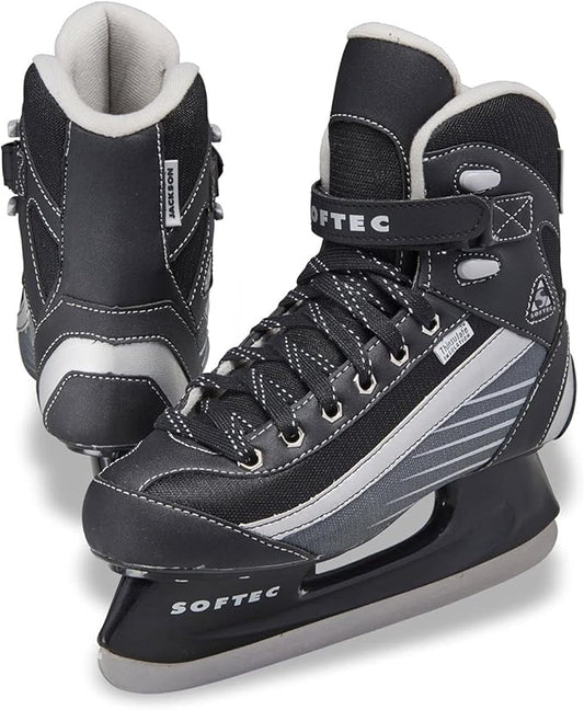 Jackson Ultima Softec Sport Men's Recreational Hockey Skate, Mens Size 8 - Black (Like New)