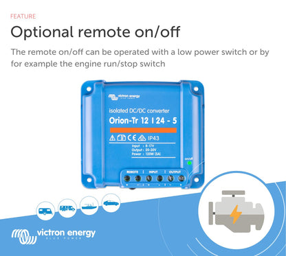 Victron Energy ORI122410110 Orion-Tr DC to DC Converter for Dual Battery Systems (Like New)