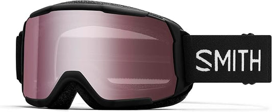 SMITH Daredevil Youth Snowsports Goggles with Carbonic-x Lens for Kids - Black (Used)