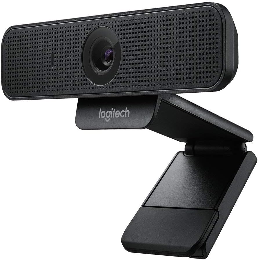 Logitech 960-001075 Webcam with HD Video and Built-In Stereo Microphones - Black (Used)